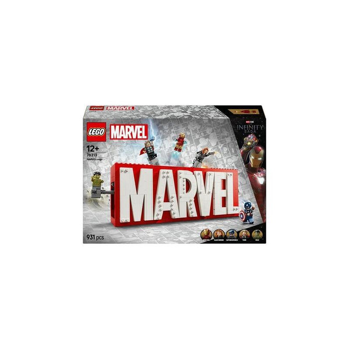 Lego 76313 Juguete De Construcción Con Logotipo Y Minifiguras De Marvel   76313