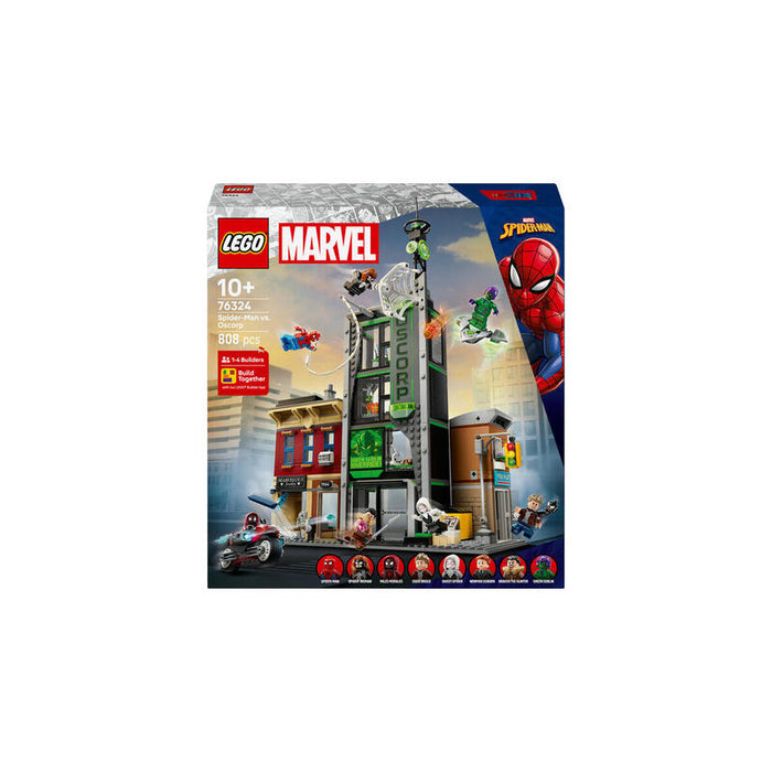 Lego 76324 Marvel Super Heroes Spider-Man Vs. Oscorp, Juguete De Construcción 76324