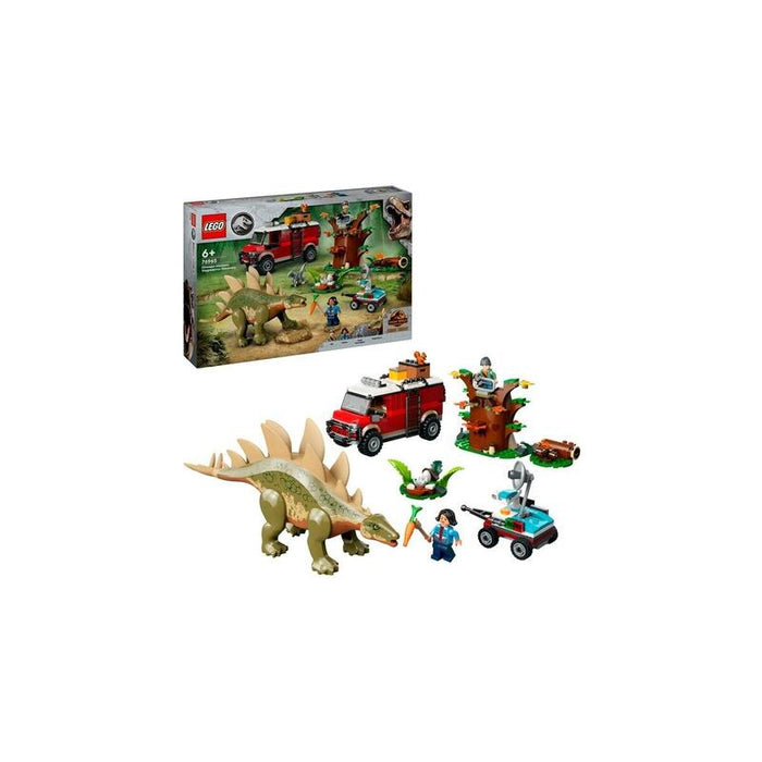 Lego 76965 Jurassic World Misiones De Dinosaurios: Descubrimiento Del Estegosaurio, Juguete De Construcción 76965