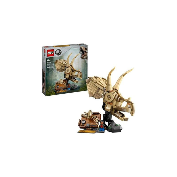 Lego 76969 Jurassic World Fósiles De Dinosaurios: Juguete De Construcción Cráneo De Triceratops   76969