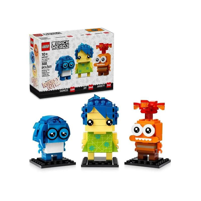 Lego Brickheadz 40749 Alegría, Tristeza E Incertidumbre