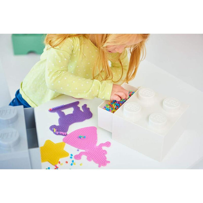 Lego- Cajón De Escritorio 4 Espigas, Blanco, Color, Pequeño (Room Copenhagen 40201735)