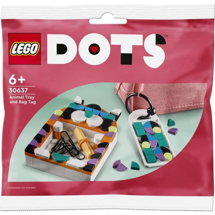 Lego® Dots 30637 Bandeja De Almacenamiento Para Animales Y Colgante De Bolsillo