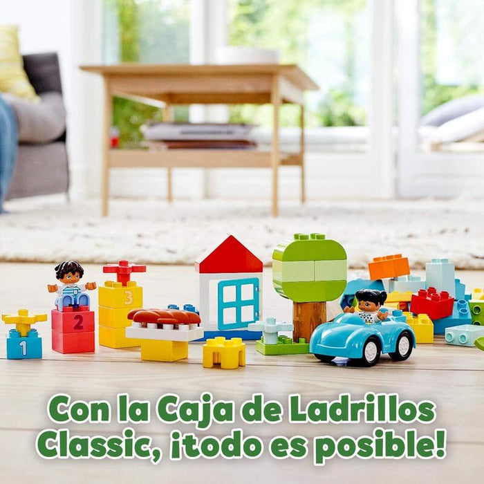 Lego Duplo Classic - Caja De Ladrillos, Juguete De Construcción Educativo, Incluye Bloques De Construcción De Colores Y Caja De Almacenaje (10913)