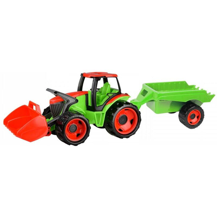 Lena Tractor With Shovel And Trailer Rojo-Green