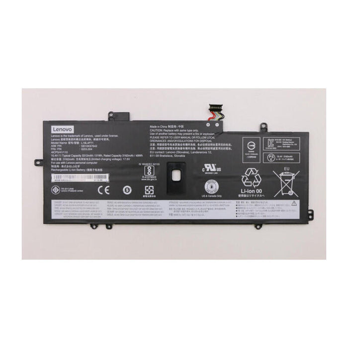 Lenovo Batería 15.4v 3312mah Para Lenovo Thinkpad X1 Carbon Gen 7 02dl004