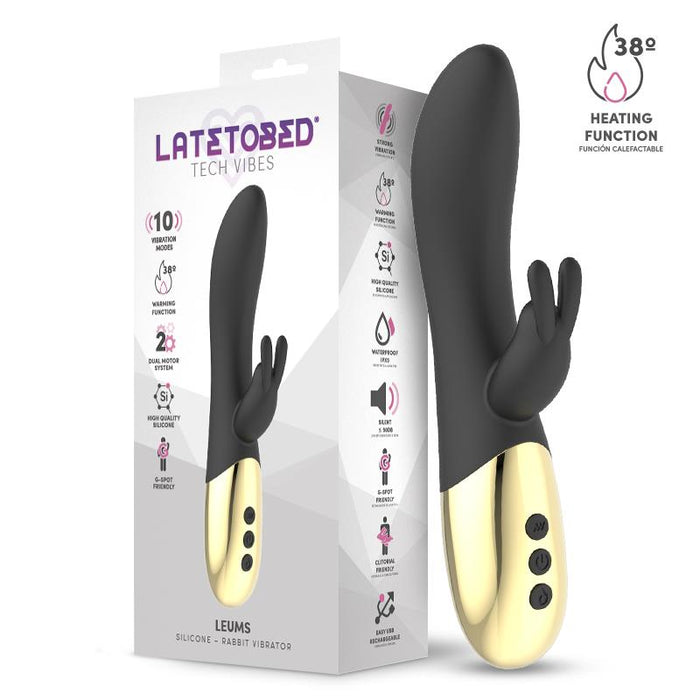 Leums Vibrador Rabbit Con Función De Calor Punto G Usb Magnético