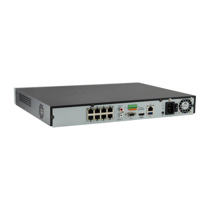 Levelone Gemini Videograbador Nvr-0508 Nvr De Red Poe 8 Canales 8 Puertos Poe H.265 Hdmi