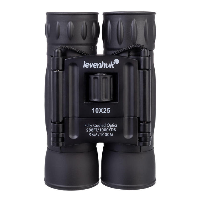 Levenhuk Atom 10x25 Binocular Techo Negro