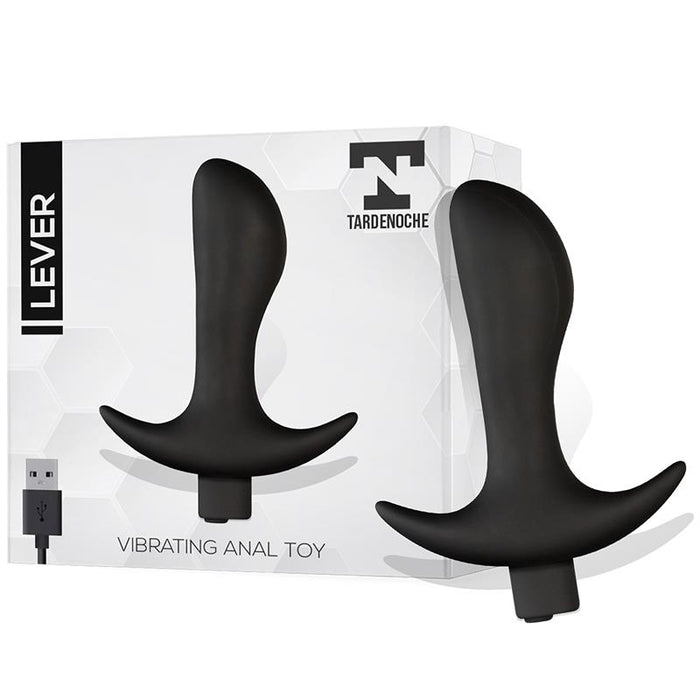 Lever Plug Anal Con Vibración Usb Silicona