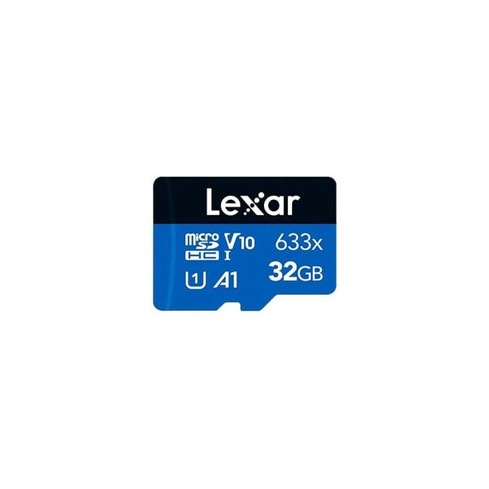 Lexar 32gb High-Performance 633x Microsdhc Uhs-I, Up To 100mb S Read 20mb S Write