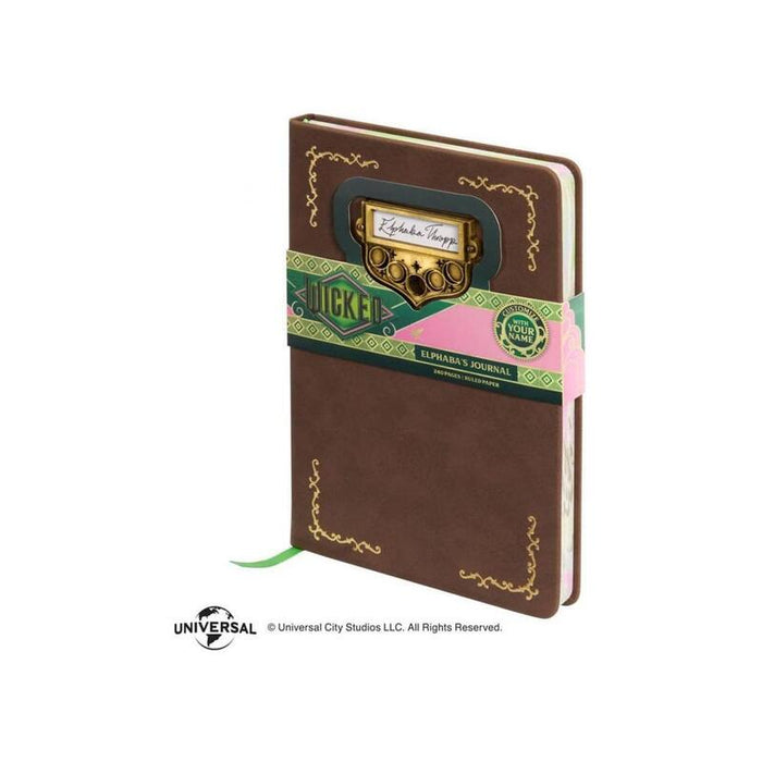 Libreta The Noble Collection Wicked El Diario De Elphaba