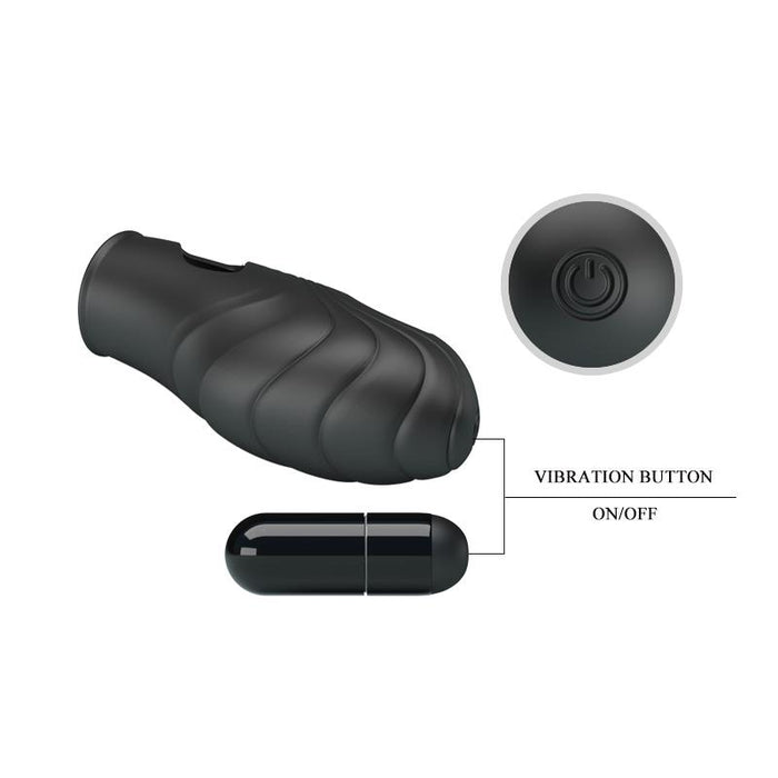 Pretty Love - Lich Vibrador De Dedo Silicona Negro