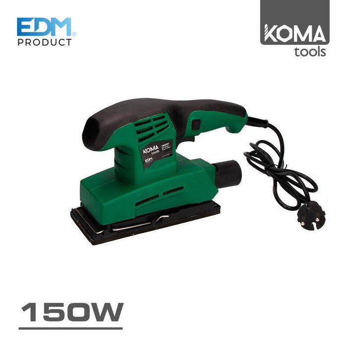 Lijadora Orbital Electrica 150w 25,2x15,8cm Koma Tools