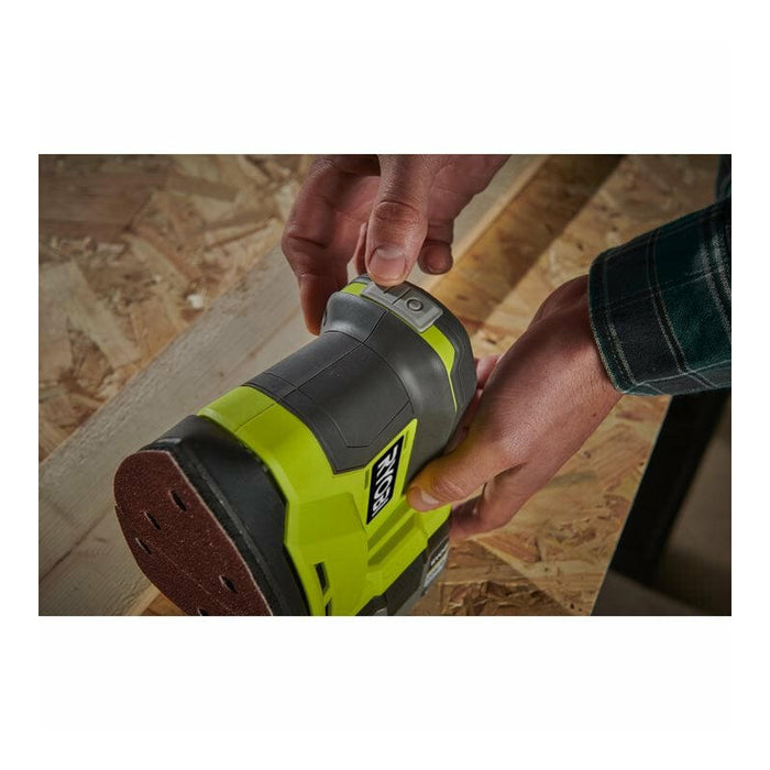 Lijadora Triangular Ryobi One+ 18v Rps18-0 Incluye 6 Lijas Sin Batería Ni Cargador