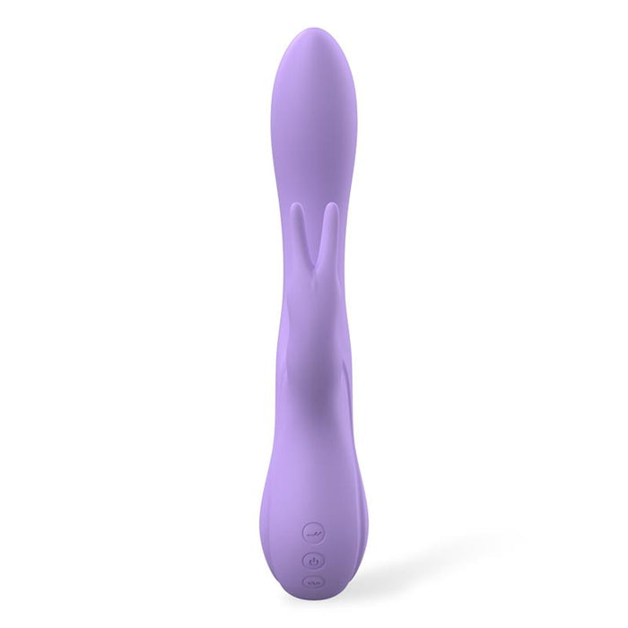 Vibrador  Lindsay Con Cadena Anal Silicona Líquida Unibody Flexible 2 Motores