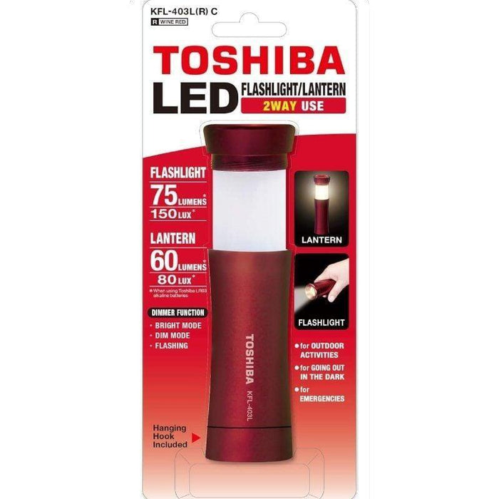 Linterna Toshiba Kfl-403l 3 Pilas *Aaa Roja