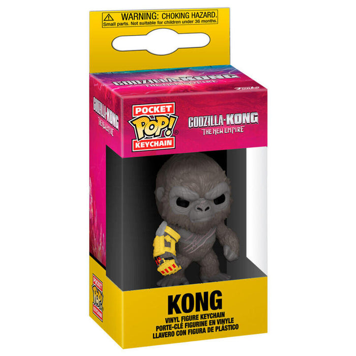 Llavero Pocket Pop Godzilla Y Kong El Nuevo Imperio Kong