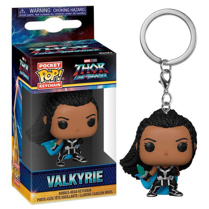 Llavero Pocket Pop Marvel Hor Love And Thunder Valkyrie