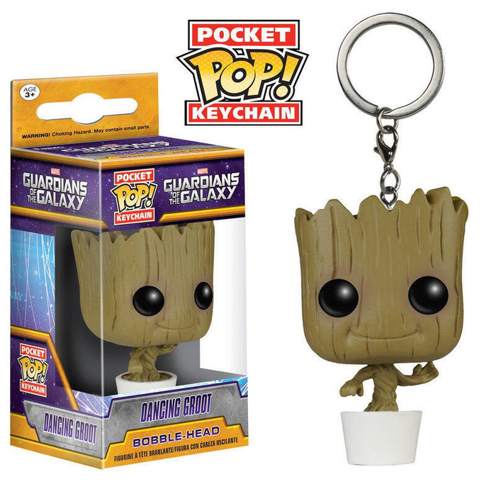 Llavero Pop Dancing Groot (Guardianes De La Galaxia 2)