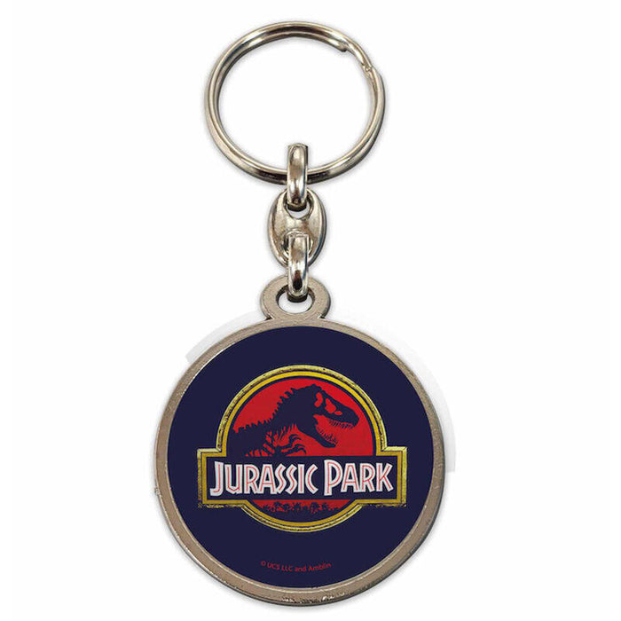 Llavero Redondo Logo Pelicula Jurassic Park