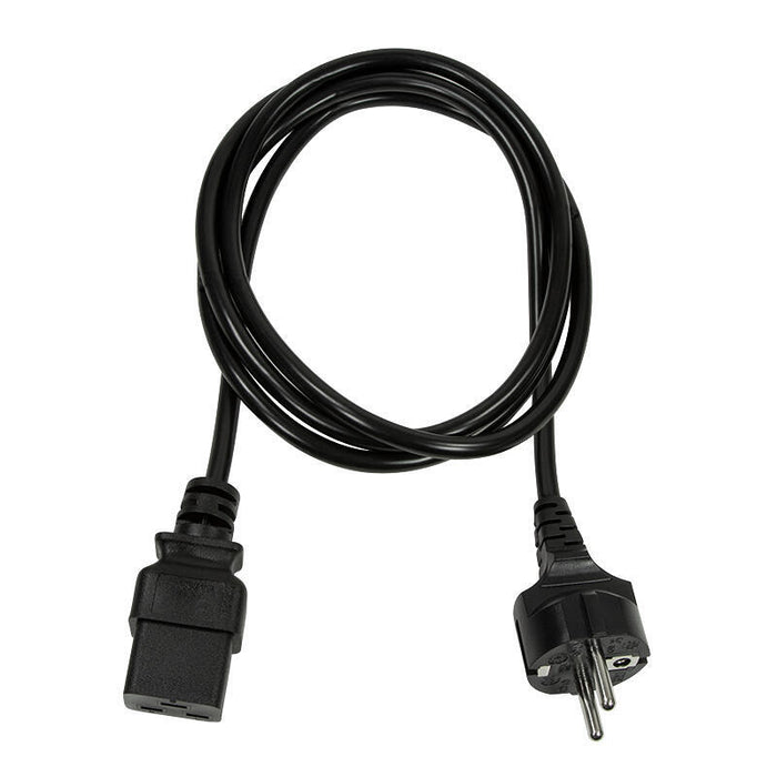 Logilink Cable De Alimentacion Cee 7/7-Iec C19, Black,  1,00m