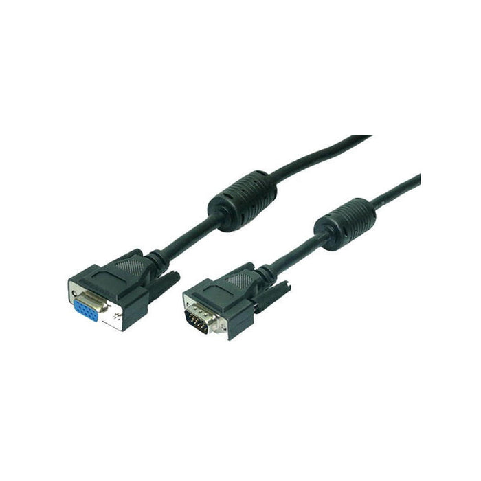 Logilink Cable Vga St/Bu 2x Ferrita 3m Negro