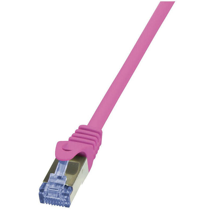 Logilink Cat6a S/Ftp Cable De Red Awg26 Pimf Rosa 1,00m