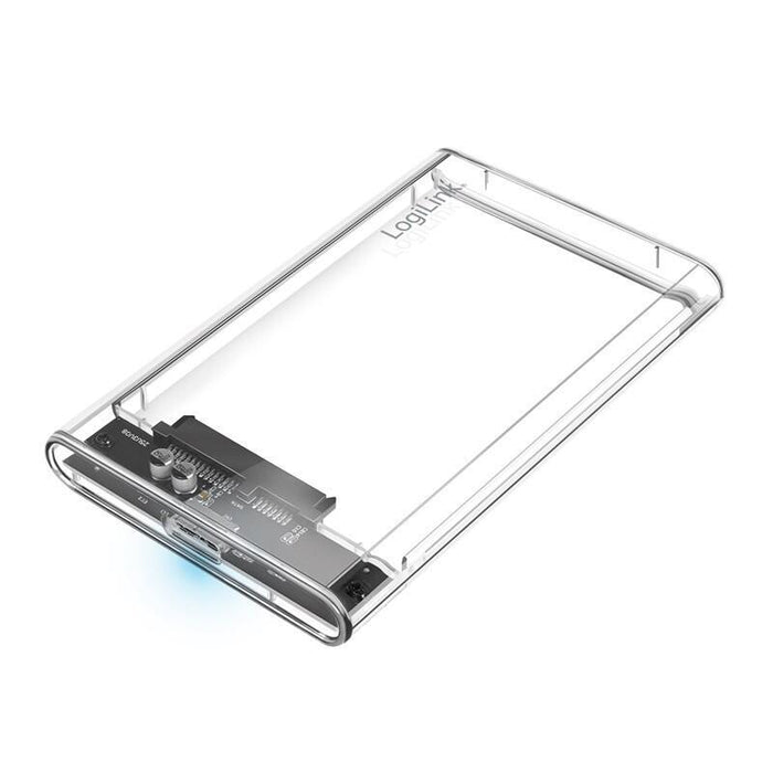 Logilink Festplattengehäuse 2,5'' Transparent Usb 3.0