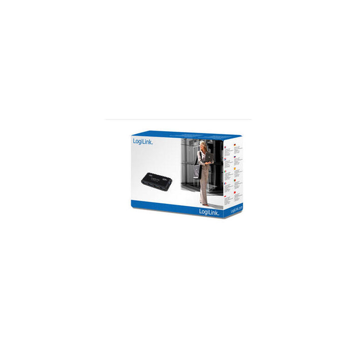 Logilink Hub 4 Puertos Usb 3.0 Alimentado Negro Ua0152