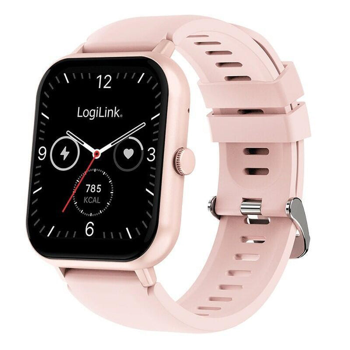 Logilink Smartwatch Edge 1,83" Lcd Touchscreen Bt5.2 Rosa
