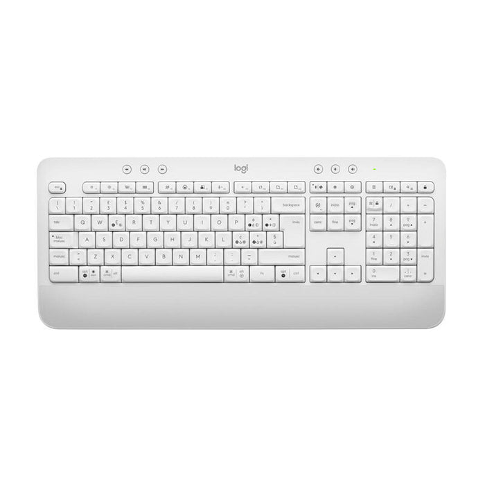 Logitech Signature Mk650 Combo For Business Juego De Teclado Y Ratón Inalámbrico Bluetooth Le Qwerty Italiano Blanco Hueso