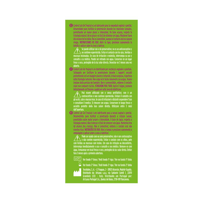 Control - Lub Gel Lubricante Tropical 75 Ml