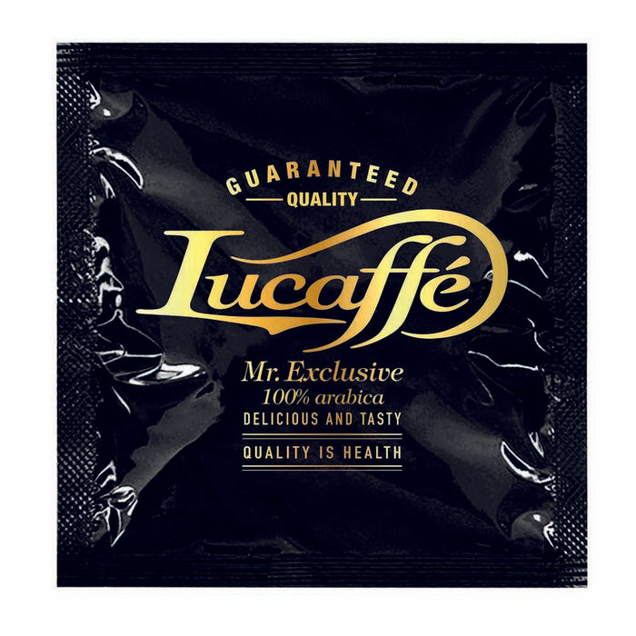 Lucaffe´ Mr. Exclusive 100% Arabica 44mm E.S.E. System Pads 150 Piezas