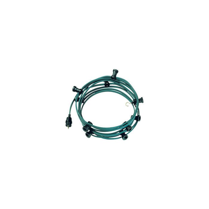 Luces De Hadas Bachmann Con 20 Enchufes E 27 20m Verde