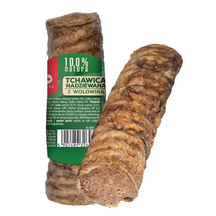 Maced Traquea Pequeña Relleno De Carne 120g Para Perros