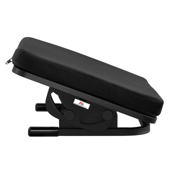 Maclean Mc-460 Reposapiés Ergonómico, Reposapiernas, Ángulo Infinitamente Ajustable, Cojín Extraíble