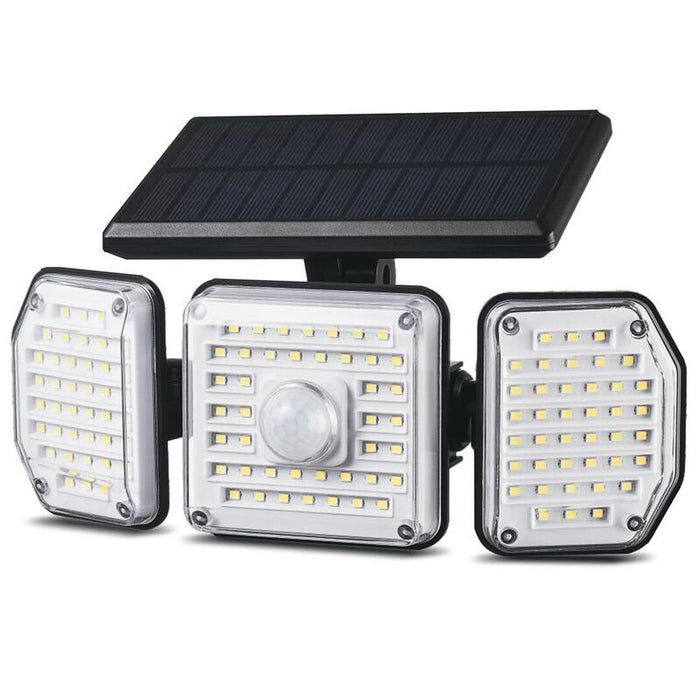 Maclean Mce615 Lámpara De Pared Exterior Lámpara Solar Con Sensor De Movimiento Ip65 4w 320lm 122 Led Smd 4000k Blanco Neutro Iluminación Exterior 3 Modos De Iluminación Sensor De Crepúsculo