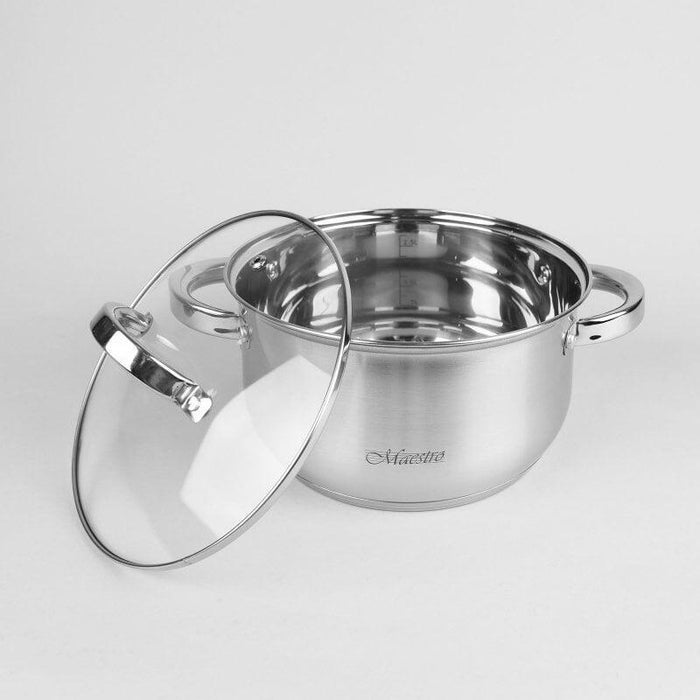 Maestro Batería De Cocina 9 Piezas Acero Inoxidable Mr-2021