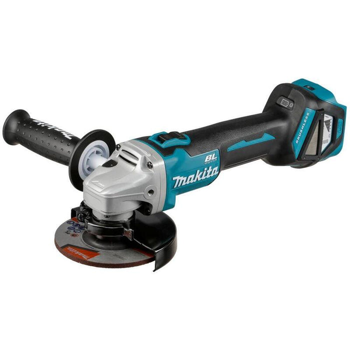 Makita Amoladora Angular De Bateria Dga511z, 18volt Azul / Negro, Sin Bateria Y Cargador