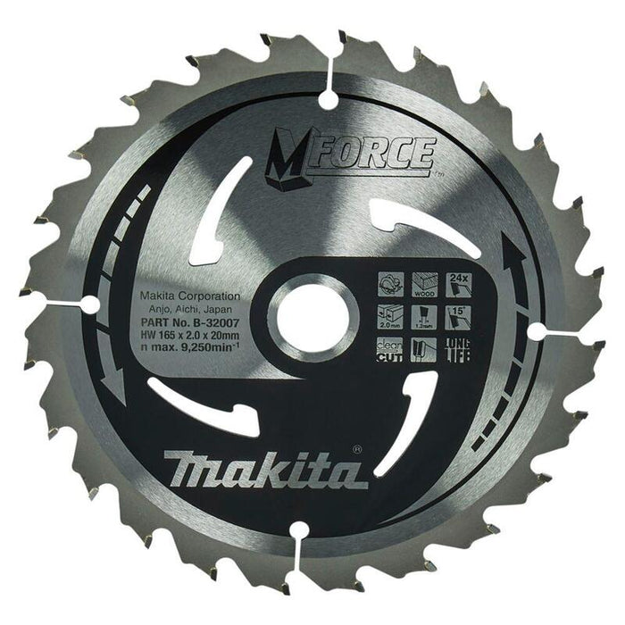 Makita B-32007 M-Force Saw Blade  165x20x24z