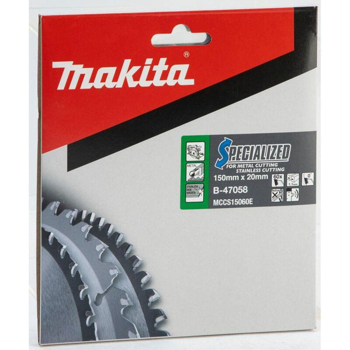 Makita Circular Saw 150x20x60z Metal Stainless Steel (Dcs551 Dcs53)