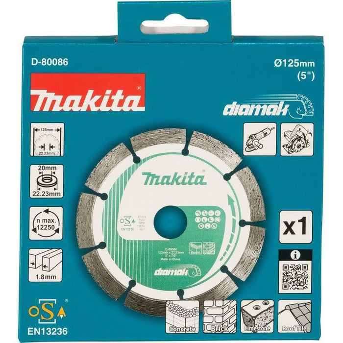Makita  D-80086 Diamantscheibe 125x22,23 Diamak