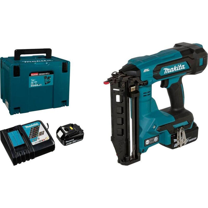 Makita  Dbn601rtj Akku-Stauchkopfnagler 64 Mm 18v
