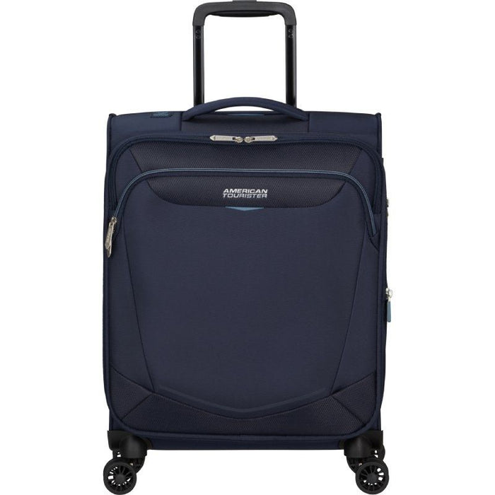 Maleta De Cabina American Tourister Summerride Spinner 55cm 55x40x23cm 4 Ruedas Azul Marino