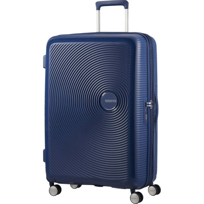 Maleta Grande American Tourister Soundbox Spinner 77cm 77x51.5x29.5cm 4 Ruedas Azul Marino