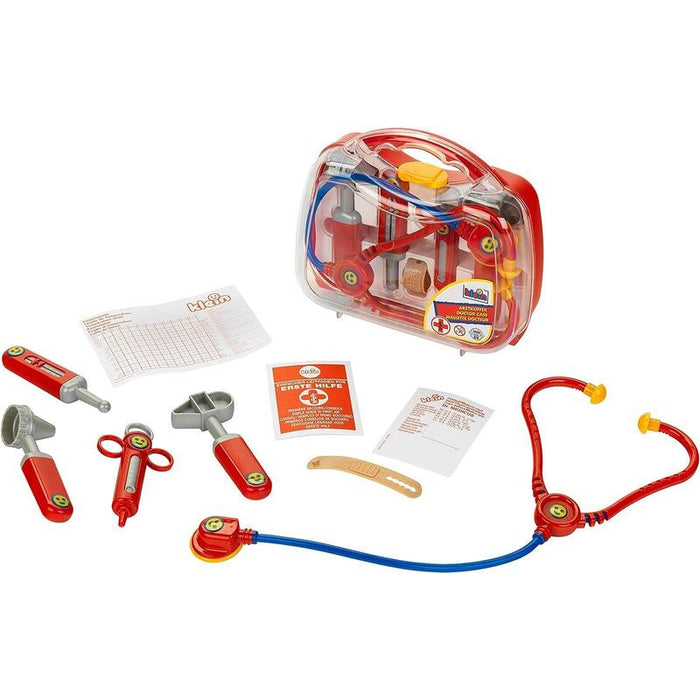 Maletín Médico Theo Klein, Juego De Rol Rojo/Transparente 4266