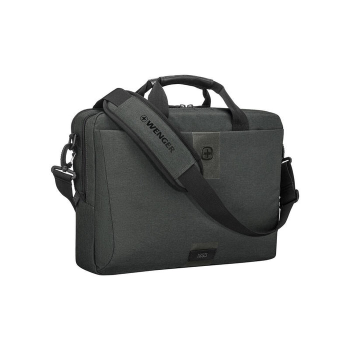 Maletín Wenger Mx Eco Brief 16" Laptop Brief Funda, Charcoal