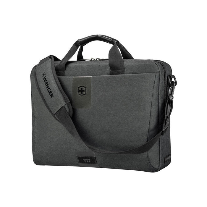 Maletín Wenger Mx Eco Brief 16" Laptop Brief Funda, Charcoal