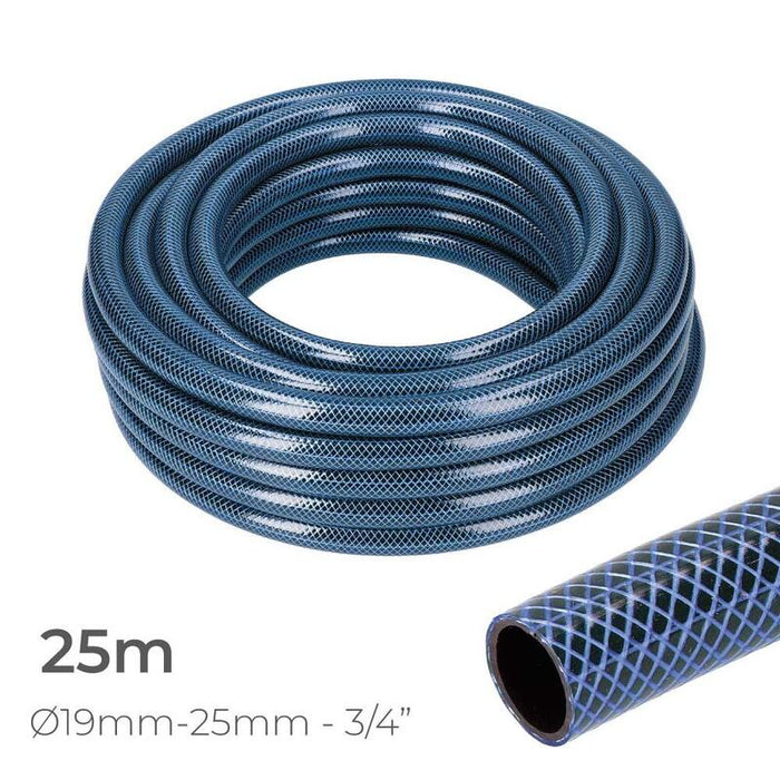 Manguera De Jardin Blue Interior Ø19mm. Exterior Ø25mm (3/4") Rollo 25m Edm